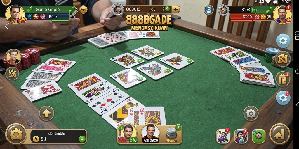 Tampilan gameplay seru dalam 88BOS Game Gaple.