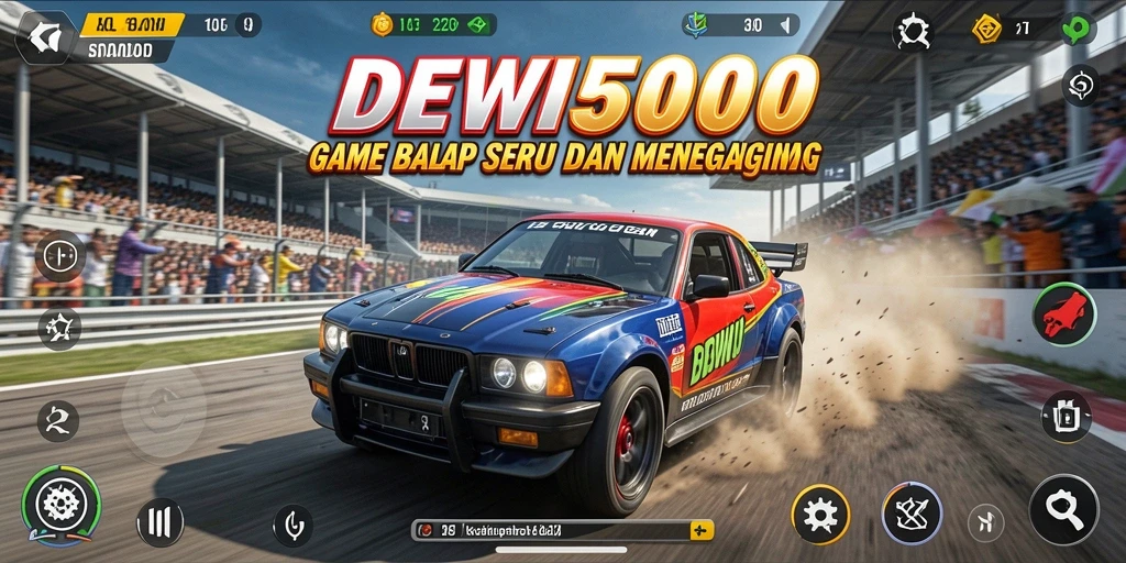 Tampilan mendebarkan dari balapan intens di DEWI5000.