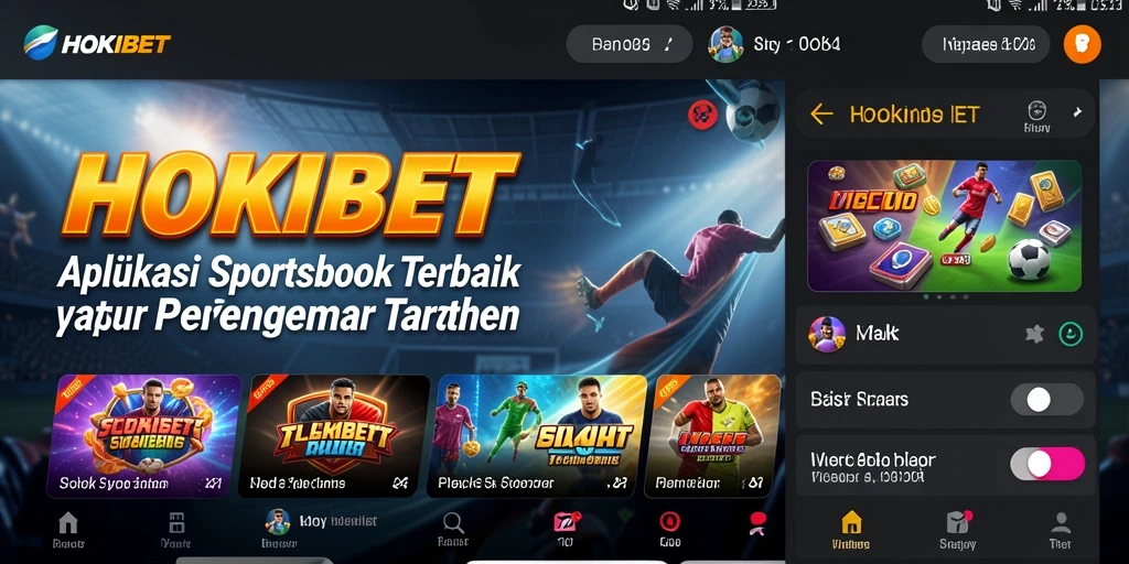 Tangkapan layar HOKIBET menampilkan aksi taruhan olahraga yang mendebarkan.
