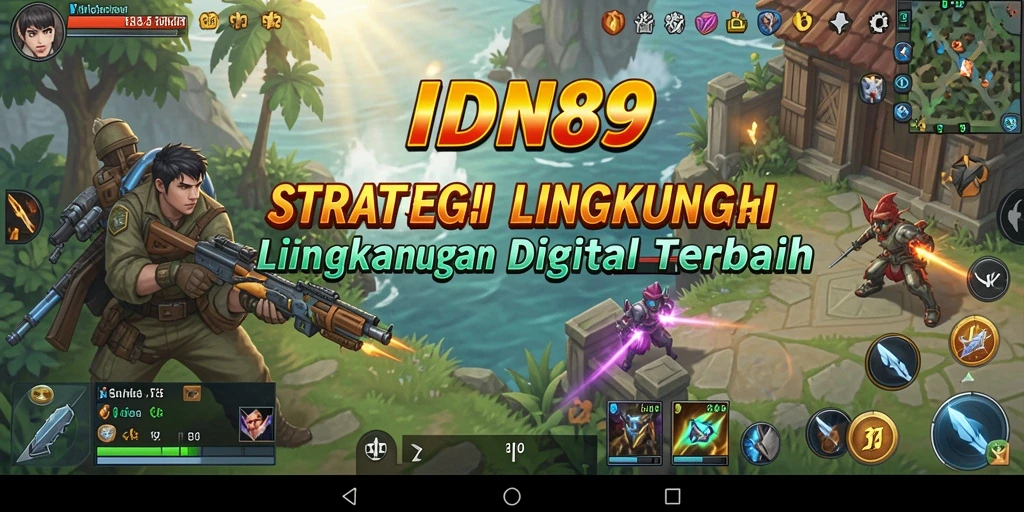 Tampilan gameplay seru dan strategi dalam IDN89.