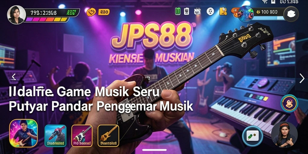 Screenshot gameplay JPS88 menunjukkan pengalaman musik yang menarik.