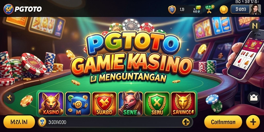 Tampilan menarik dari gameplay PGTOTO permainan Kasino.