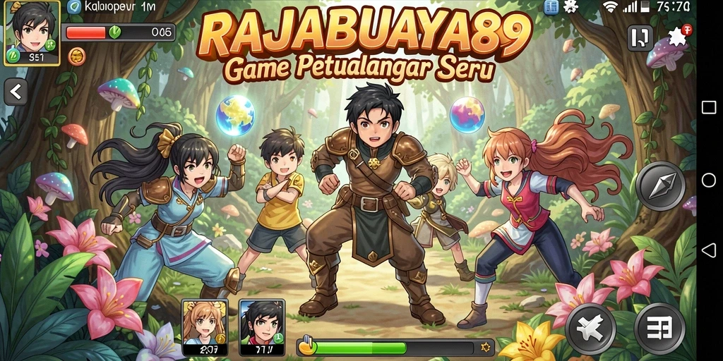 Tampilan gameplay <strong>RAJABUAYA89</strong> yang menakjubkan dan karakter Anime yang dinamis.