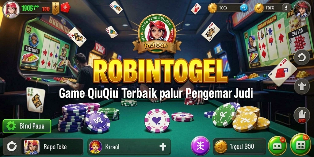 Gameplay QiuQiu yang seru di ROBINTOGEL.