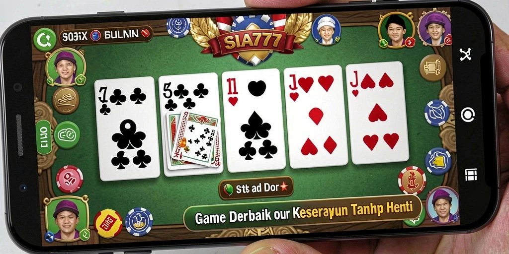 Tampilan gameplay Domino yang seru dan interaktif di SIA777.