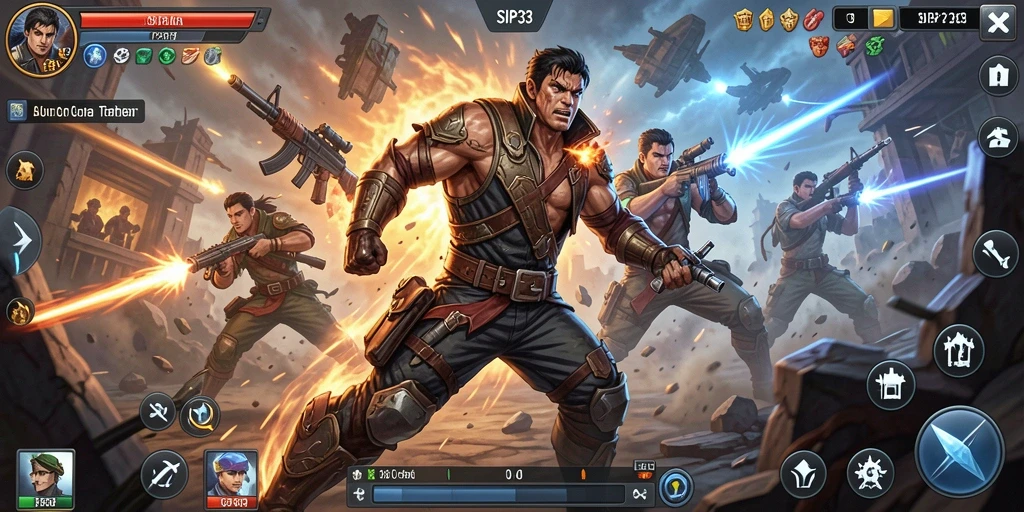Screenshot SIP33 memperlihatkan aksi seru dalam gameplay yang mendebarkan.