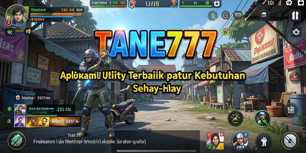 Screenshot TANTE777 menampilkan tampilan antarmuka aplikasi Utility yang intuitif dan menarik.